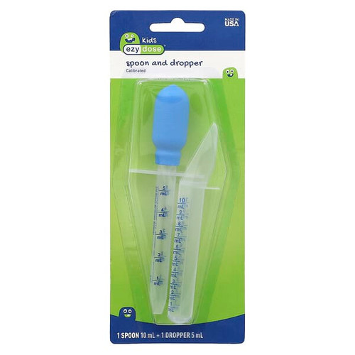 <img alt="Ezy Dose, Kids, Spoon and Dropper, 2 Pieces" title="Ezy Dose, Kids, Spoon and Dropper, 2 Pieces,025715672816"