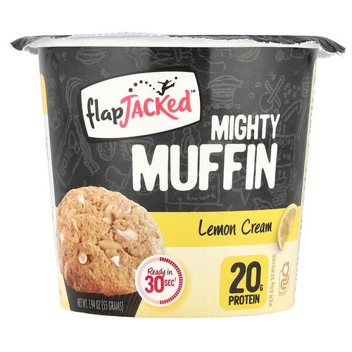 <img alt="FlapJacked, Mighty Muffin, Lemon Cream, 1.94 oz (55 g)" title="FlapJacked, Mighty Muffin, Lemon Cream, 1.94 oz (55 g),850171005034"