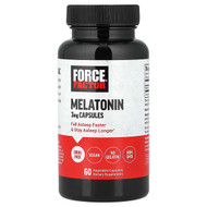 <img alt="Force Factor, Melatonin , 3 mg, 60 Vegetable Capsules" title="Force Factor, Melatonin , 3 mg, 60 Vegetable Capsules,810126660442"