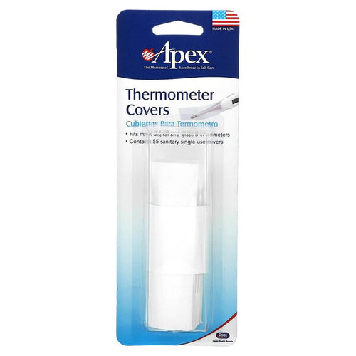<img alt="Apex, Thermometer Covers, 55 Sanitary Single-Use Covers" title="Apex, Thermometer Covers, 55 Sanitary Single-Use Covers,076855700860"