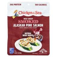 <img alt="Chicken of the Sea, Wild Caught Smoked Alaskan Pink Salmon, Natural Wood Smoked, 3 oz (85 g)" title="Chicken of the Sea, Wild Caught Smoked Alaskan Pink Salmon, Natural Wood Smoked, 3 oz (85 g),048000011930"