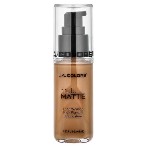 <img alt="L.A. Colors, Truly Matte Foundation, CLM360 Cafe, 1.35 fl oz (40 ml)" title="L.A. Colors, Truly Matte Foundation, CLM360 Cafe, 1.35 fl oz (40 ml),081555793609"