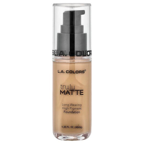 <img alt="L.A. Colors, Truly Matte Foundation, CLM354 Soft Beige, 1.35 fl oz (40 ml)" title="L.A. Colors, Truly Matte Foundation, CLM354 Soft Beige, 1.35 fl oz (40 ml),081555793548"