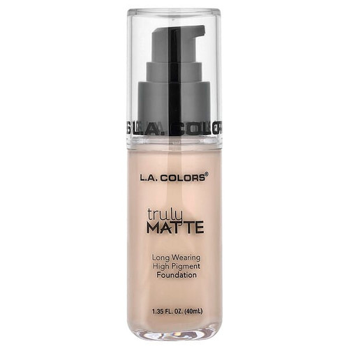 <img alt="L.A. Colors, Truly Matte Foundation, CLM351 Porcelain, 1.35 fl oz (40 ml)" title="L.A. Colors, Truly Matte Foundation, CLM351 Porcelain, 1.35 fl oz (40 ml),081555793517"