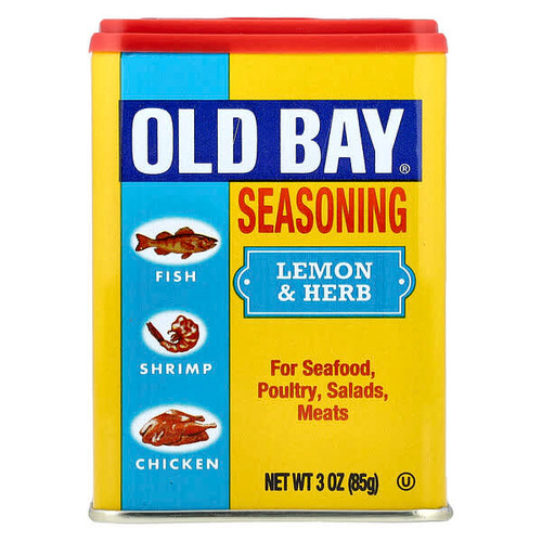 <img alt="Old Bay, Lemon & Herb Seasoning, 3 oz (85 g)" title="Old Bay, Lemon & Herb Seasoning, 3 oz (85 g),070328010883"