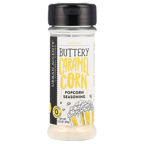 <img alt="Urban Accents, Popcorn Seasoning, Buttery Caramel Corn, 2.25 oz (64 g)" title="Urban Accents, Popcorn Seasoning, Buttery Caramel Corn, 2.25 oz (64 g),635519114339"