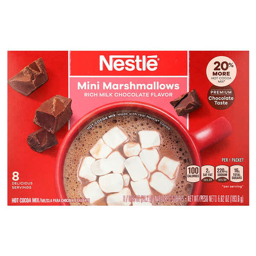 <img alt="Nestle Hot Cocoa Mix, Mini Marshmallows, Rich Milk Chocolate, 8 Packets, 0.85 oz (24.2 g)" title="Nestle Hot Cocoa Mix, Mini Marshmallows, Rich Milk Chocolate, 8 Packets, 0.85 oz (24.2 g),050000765089"