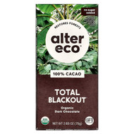 <img alt="Alter Eco, Total Blackout, Organic Dark Chocolate Bar, 100% Cacao, 2.65 oz (75 g)" title="Alter Eco, Total Blackout, Organic Dark Chocolate Bar, 100% Cacao, 2.65 oz (75 g),817670012185"