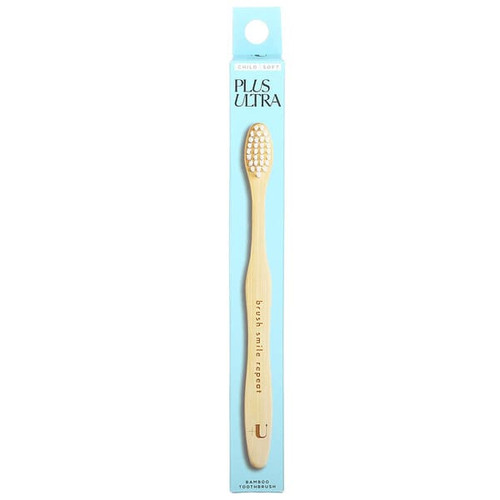<img alt="Plus Ultra, Bamboo Toothbrush, Brush Smile Repeat, Child, Soft, 1 Toothbrush" title="Plus Ultra, Bamboo Toothbrush, Brush Smile Repeat, Child, Soft, 1 Toothbrush,742832053600"
