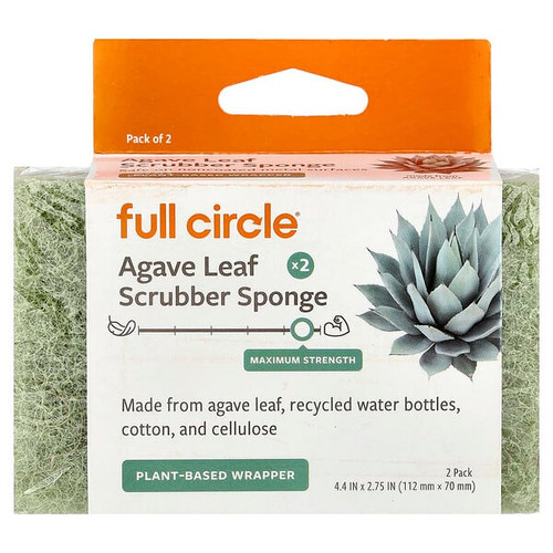 <img alt="Full Circle, Agave Leaf Scrubber Sponge, 2 Count" title="Full Circle, Agave Leaf Scrubber Sponge, 2 Count,850067333234"