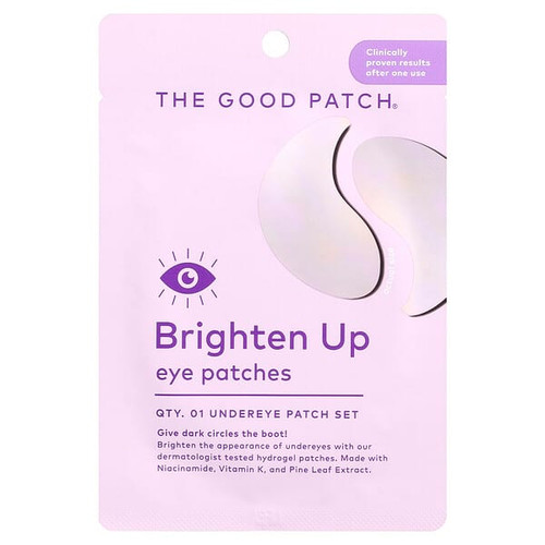 <img alt="The Good Patch, Brighten Up Eye Patches, 1 Pair" title="The Good Patch, Brighten Up Eye Patches, 1 Pair,810109340798"
