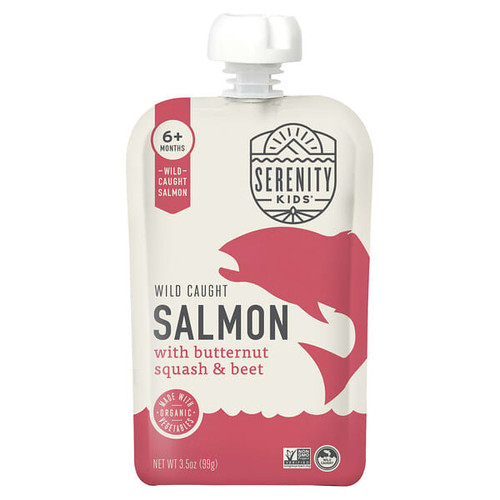 <img alt="Serenity Kids, Wild Caught Salmon with Butternut Squash & Beet, 6+ Months, 3.5 oz (99 g)" title="Serenity Kids, Wild Caught Salmon with Butternut Squash & Beet, 6+ Months, 3.5 oz (99 g),868767000370"