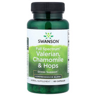 <img alt="Swanson Vitamins, Full Spectrum Valerian, Chamomile & Hops, 60 Capsules" title="Swanson Vitamins, Full Spectrum Valerian, Chamomile & Hops, 60 Capsules,087614116655"