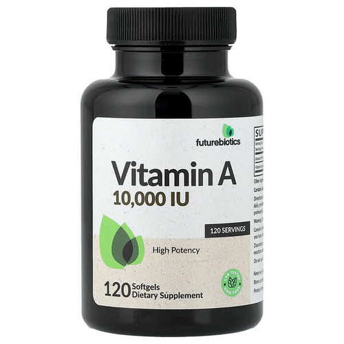 <img alt="Futurebiotics, Vitamin A, 3,000 mcg RAE (10,000 IU), 120 Softgels" title="Futurebiotics, Vitamin A, 3,000 mcg RAE (10,000 IU), 120 Softgels,049479504510"