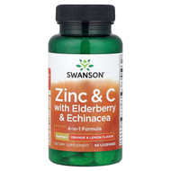 <img alt="Swanson, Zinc & C with Elderberry & Echinacea, Orange & Lemon, 60 Lozenges" title="Swanson, Zinc & C with Elderberry & Echinacea, Orange & Lemon, 60 Lozenges,087614117904"