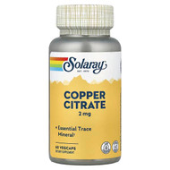 <img alt="Solaray, Copper Citrate, 2 mg, 60 VegCaps" title="Solaray, Copper Citrate, 2 mg, 60 VegCaps,076280045963"