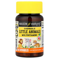 <img alt="Mason Natural, Chewable Little Animals Multivitamins, Fruity, 60 Chewables" title="Mason Natural, Chewable Little Animals Multivitamins, Fruity, 60 Chewables,311845091857"