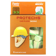 <img alt="Flents, Protechs, Work Ear Plugs, 8 Pair with Case" title="Flents, Protechs, Work Ear Plugs, 8 Pair with Case,025715680514"