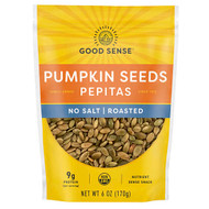 <img alt="Good Sense, Pumpkin Seeds Pepitas, No Salt, Roasted, 6 oz (170 g)" title="Good Sense, Pumpkin Seeds Pepitas, No Salt, Roasted, 6 oz (170 g),030243847834"