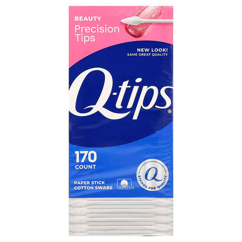 <img alt="Q-tips, Precision Tips Paper Stick Cotton Swabs, 170 Swabs" title="Q-tips, Precision Tips Paper Stick Cotton Swabs, 170 Swabs,305210147751"