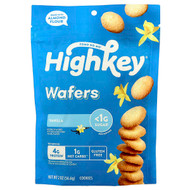 <img alt="HighKey, Wafers, Vanilla, 2 oz (56.6 g)" title="HighKey, Wafers, Vanilla, 2 oz (56.6 g),850020433766"