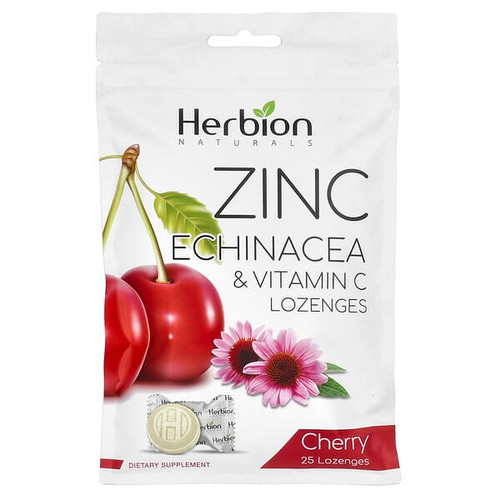 <img alt="Herbion Naturals, Zinc Echinacea & Vitamin C Lozenges, Cherry, 25 Lozenges" title="Herbion Naturals, Zinc Echinacea & Vitamin C Lozenges, Cherry, 25 Lozenges,040232605888"