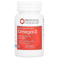 <img alt="Protocol for Life Balance, Omega-3, 1,000 mg, 30 Softgels" title="Protocol for Life Balance, Omega-3, 1,000 mg, 30 Softgels,707359116498"