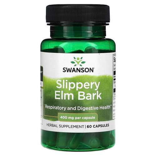 <img alt="Swanson, Slippery Elm Bark , 400 mg , 60 Capsules" title="Swanson, Slippery Elm Bark , 400 mg , 60 Capsules,087614119113"