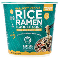 <img alt="Lotus Foods, Rice Ramen Noodle Soup, Garlicky Veggie, 1.94 oz (55 g)" title="Lotus Foods, Rice Ramen Noodle Soup, Garlicky Veggie, 1.94 oz (55 g),708953651057"