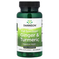 <img alt="Swanson Vitamins, Full Spectrum Ginger & Turmeric, 60 Capsules" title="Swanson Vitamins, Full Spectrum Ginger & Turmeric, 60 Capsules,087614112862"