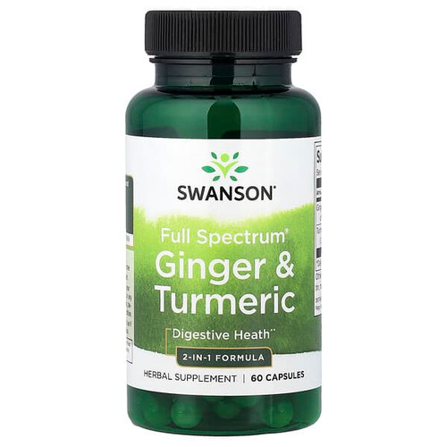 <img alt="Swanson Vitamins, Full Spectrum Ginger & Turmeric, 60 Capsules" title="Swanson Vitamins, Full Spectrum Ginger & Turmeric, 60 Capsules,087614112862"