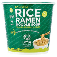 <img alt="Lotus Foods, Rice Ramen Noodle Soup, Tom Yum, 2 oz (57 g)" title="Lotus Foods, Rice Ramen Noodle Soup, Tom Yum, 2 oz (57 g),708953651033"