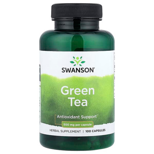 <img alt="Swanson Vitamins, Green Tea, 500 mg, 100 Capsules" title="Swanson Vitamins, Green Tea, 500 mg, 100 Capsules,087614019772"