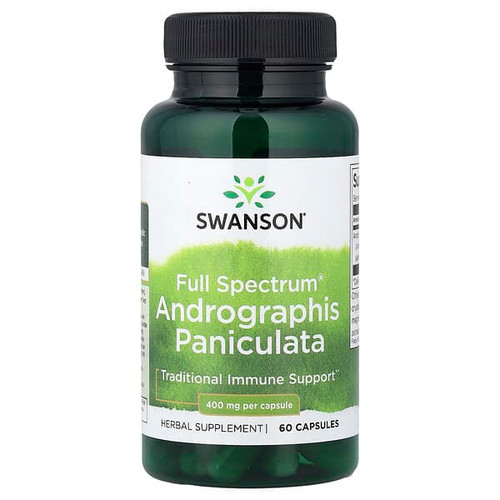 <img alt="Swanson Vitamins, Full Spectrum Andrographis Paniculata, 400 mg, 60 Capsules" title="Swanson Vitamins, Full Spectrum Andrographis Paniculata, 400 mg, 60 Capsules,087614114262"