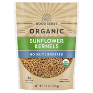 <img alt="Good Sense, Organic Sunflower Kernels, No Salt, Roasted, 7.5 oz (213 g)" title="Good Sense, Organic Sunflower Kernels, No Salt, Roasted, 7.5 oz (213 g),030243876407"