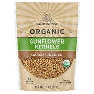 <img alt="Good Sense, Organic Sunflower Kernels, Salted, Roasted, 7.5 oz (213 g)" title="Good Sense, Organic Sunflower Kernels, Salted, Roasted, 7.5 oz (213 g),030243876001"