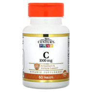 <img alt="21st Century, Vitamin C, 1,000 mg, 60 Tablets" title="21st Century, Vitamin C, 1,000 mg, 60 Tablets,740985280133"