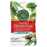<img alt="Traditional Meds, Organic Throat Coat Drops, Eucalyptus Mint, 16 Menthol Cough Drops" title="Traditional Meds, Organic Throat Coat Drops, Eucalyptus Mint, 16 Menthol Cough Drops,032917007018"