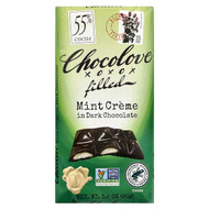 <img alt="Chocolove, Filled Mint Creme in Dark Chocolate, 55% Cocoa, 3.2 oz (90 g)" title="Chocolove, Filled Mint Creme in Dark Chocolate, 55% Cocoa, 3.2 oz (90 g),716270040089"