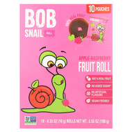 <img alt="Bob Snail, Fruit Roll, Apple-Raspberry, 10 Pouches, 0.35 oz (10 g) Each" title="Bob Snail, Fruit Roll, Apple-Raspberry, 10 Pouches, 0.35 oz (10 g) Each,628693669375"