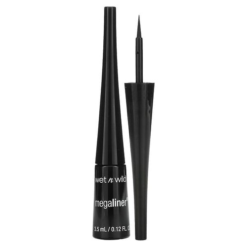 <img alt="wet n wild, MegaLiner, Liquid Eyeliner, C871A Black, 0.12 fl oz (3.5 ml)" title="wet n wild, MegaLiner, Liquid Eyeliner, C871A Black, 0.12 fl oz (3.5 ml),077802487117"
