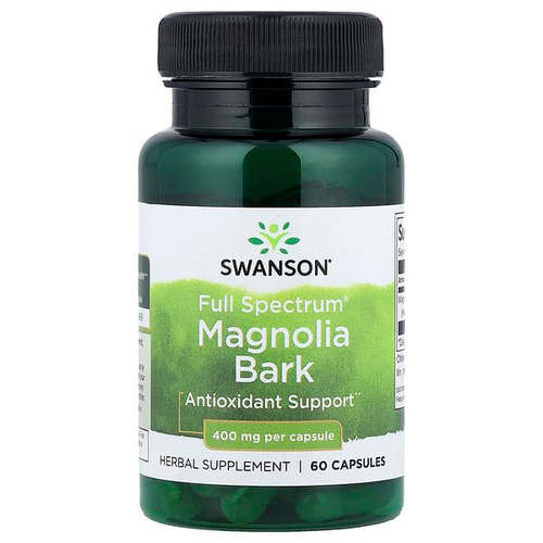 <img alt="Swanson Vitamins, Full Spectrum Magnolia Bark, 400 mg, 60 Capsules" title="Swanson Vitamins, Full Spectrum Magnolia Bark, 400 mg, 60 Capsules,087614113784"