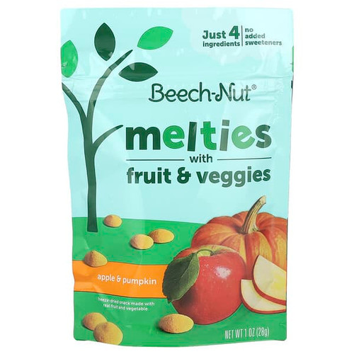 <img alt="Beech-Nut, Melties with Fruit & Veggies, 8+ Months, Apple & Pumpkin, 1 oz (28 g)" title="Beech-Nut, Melties with Fruit & Veggies, 8+ Months, Apple & Pumpkin, 1 oz (28 g),052200041024"