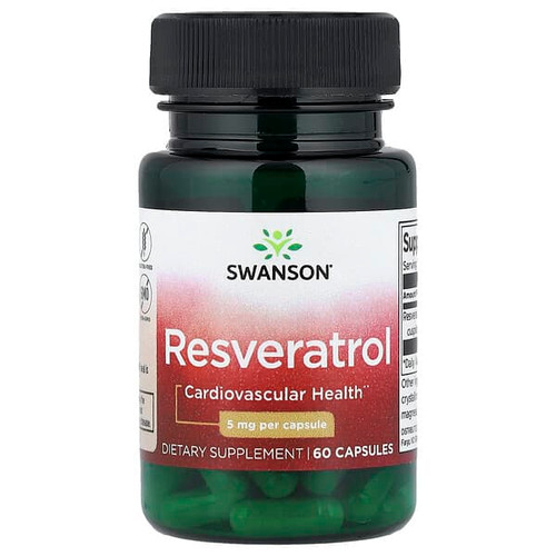 <img alt="Swanson Vitamins, Resveratrol, 5 mg, 60 Capsules" title="Swanson Vitamins, Resveratrol, 5 mg, 60 Capsules,087614021096"