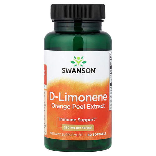 <img alt="Swanson Vitamins, D-Limonene, Orange Peel Extract, 250 mg, 60 Softgels" title="Swanson Vitamins, D-Limonene, Orange Peel Extract, 250 mg, 60 Softgels,087614024097"