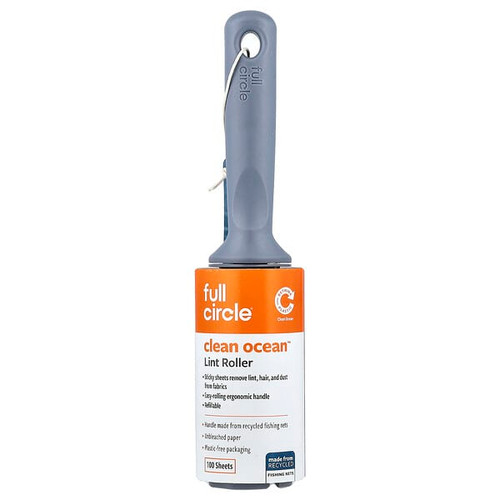 <img alt="Full Circle, Clean Ocean Lint Roller, 100 Sheets" title="Full Circle, Clean Ocean Lint Roller, 100 Sheets,810119029072"