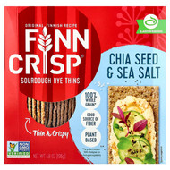 <img alt="Finn Crisp, Sourdough Rye Thins, Chia Seed & Sea Salt, 6.8 oz (195 g)" title="Finn Crisp, Sourdough Rye Thins, Chia Seed & Sea Salt, 6.8 oz (195 g),605870000558"