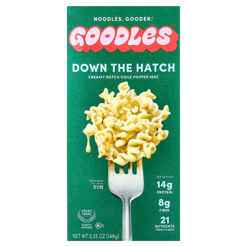 <img alt="Goodles, Down the Hatch, Creamy Hatch Chile Popper Mac, 5.25 oz (149 g)" title="Goodles, Down the Hatch, Creamy Hatch Chile Popper Mac, 5.25 oz (149 g),850031990098"