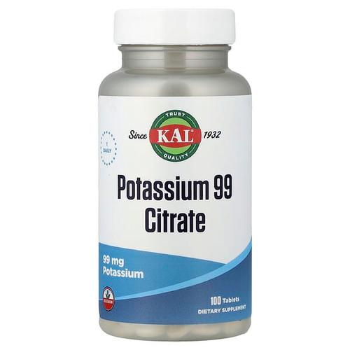 <img alt="KAL, Potassium 99 Citrate, 99 mg, 100 Tablets" title="KAL, Potassium 99 Citrate, 99 mg, 100 Tablets,021245137948"