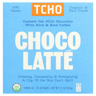 <img alt="TCHO, Choco Latte, Milk Chocolate with Coffee, 47% Cacao, 3 Bars, 0.70 oz Each" title="TCHO, Choco Latte, Milk Chocolate with Coffee, 47% Cacao, 3 Bars, 0.70 oz Each,812603019767"